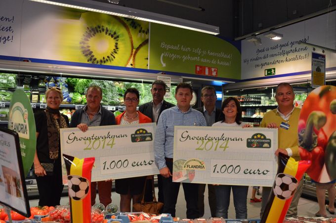 Winnaars groentevakman 2014 :
Alvo Kortessem en De Groenteboer uit Baal.