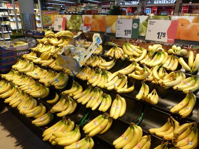 Er wordt echt veel ruimte voorzien voor bananen. Daar kunnen we nog iets van leren.