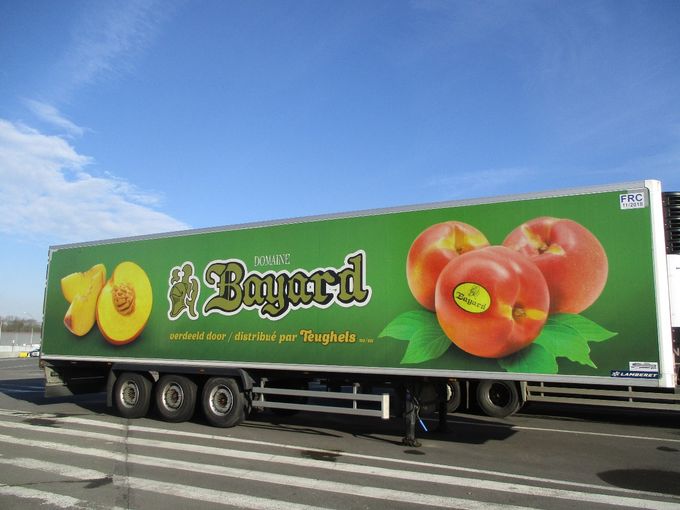 Bayard een kwaliteitsmerk in Franse perziken en nectarines.
In de zomer zien we deze graag voorbij rijden natuurlijk.