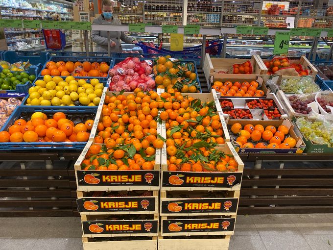 Van oktober tot januari zijn het natuurlijk de clementines die de meest verbruikte fruitsoort zijn binnen de groep citrus.