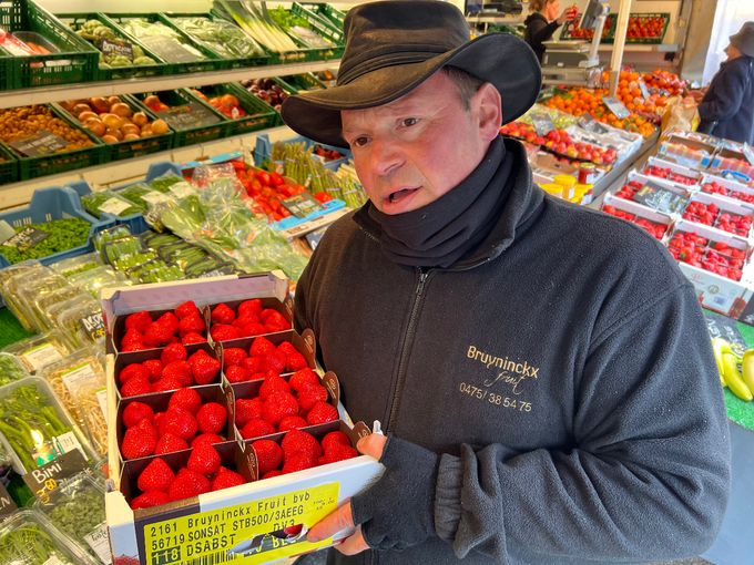 Vanaf de maand april worden de Belgische aardbeien echt lekker en belangrijk in verkoop. 